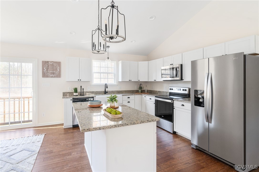 3530 Partlow Road Partlow, VA 22534 - Photo 12 of 50 Kitchen with recessed, pendant & 2 chandeliers for