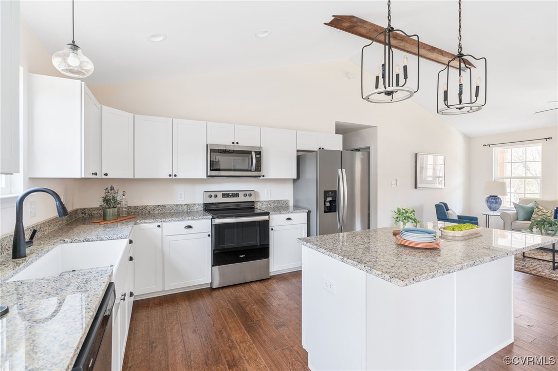 3530 Partlow Road Partlow, VA 22534 - Photo 14 of 50 Kitchen with recessed, pendant & 2 chandeliers for