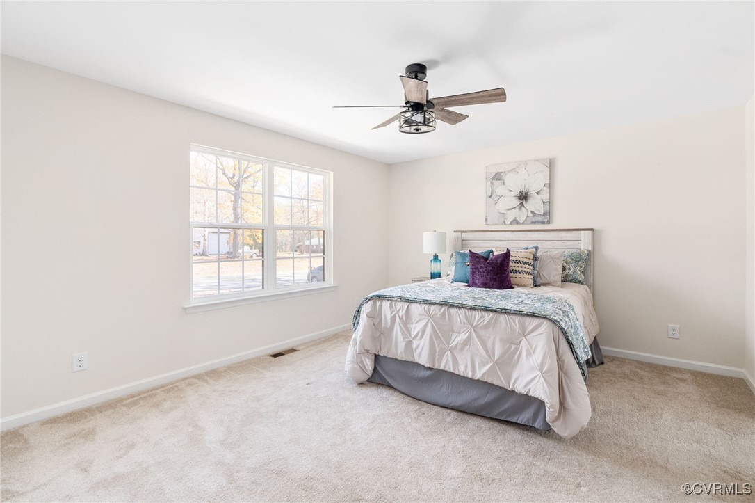 3530 Partlow Road Partlow, VA 22534 - Photo 18 of 50 Primary bedroom with a ceiling fan, 5X5 walk-in cl