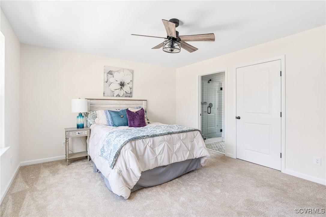 3530 Partlow Road Partlow, VA 22534 - Photo 19 of 50 Primary bedroom with a ceiling fan, 5X5 walk-in cl
