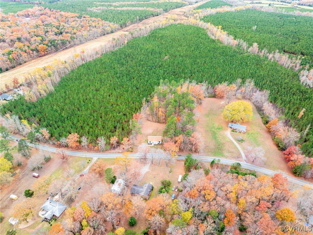 3530 Partlow Road Partlow, VA 22534 - Photo 44 of 50 Aerial view of the neighborhood and front view to