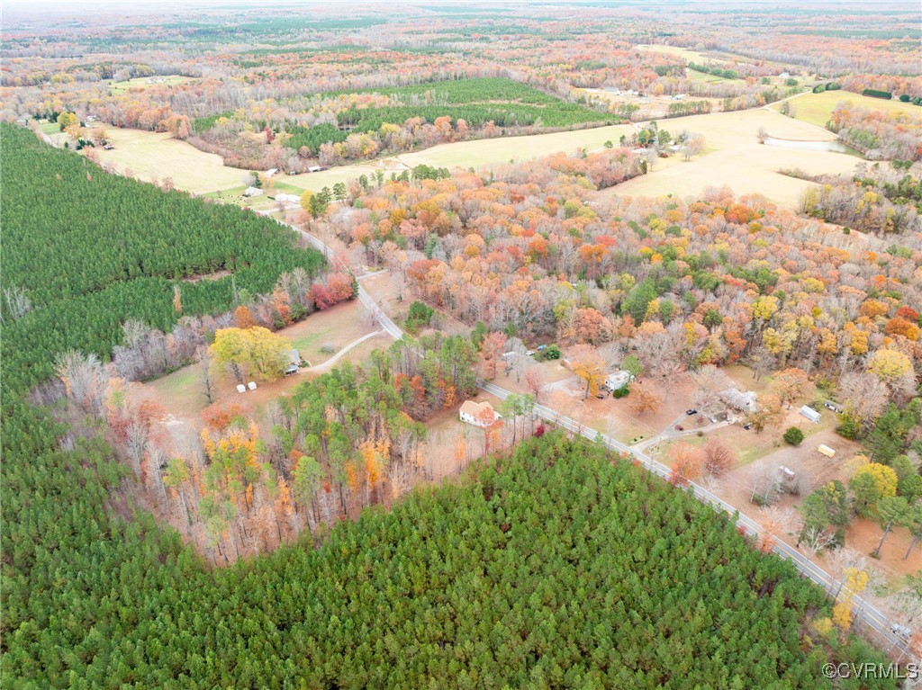 3530 Partlow Road Partlow, VA 22534 - Photo 46 of 50 Aerial view of the neighborhood and side/back view