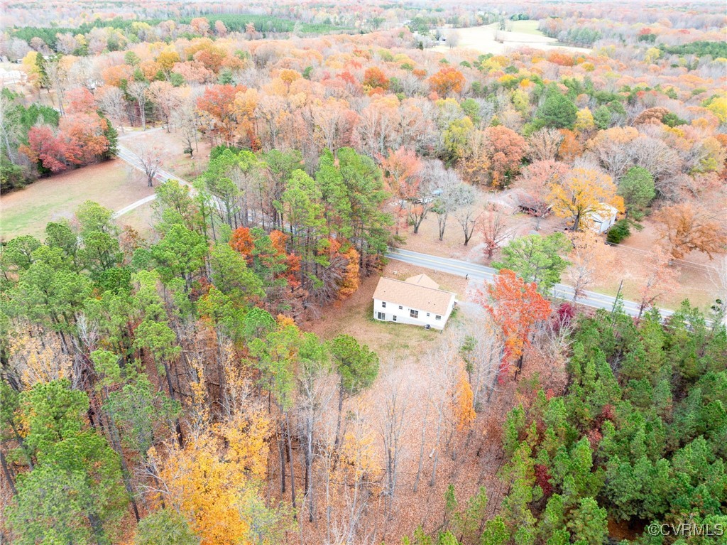 3530 Partlow Road Partlow, VA 22534 - Photo 48 of 50 Aerial view to the property and back view of the h