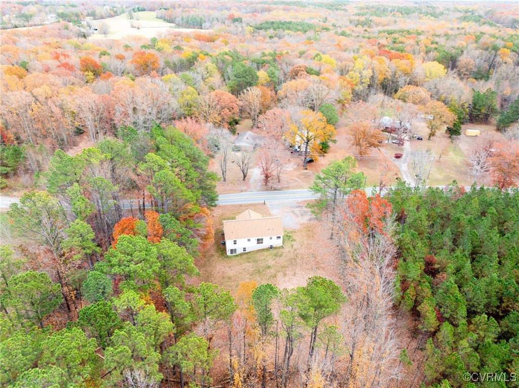 3530 Partlow Road Partlow, VA 22534 - Photo 49 of 50 Aerial view to the property and back view of the h