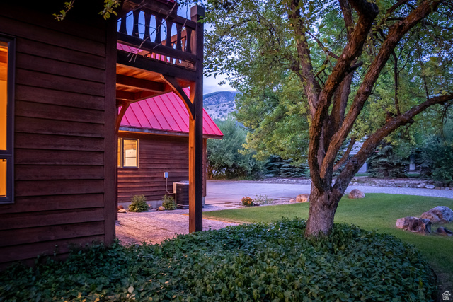 435 Canyon Road Millville, UT 84326 - Photo 90 of 113 Wood-sided structure featuring a covered porch with a second-story balcony