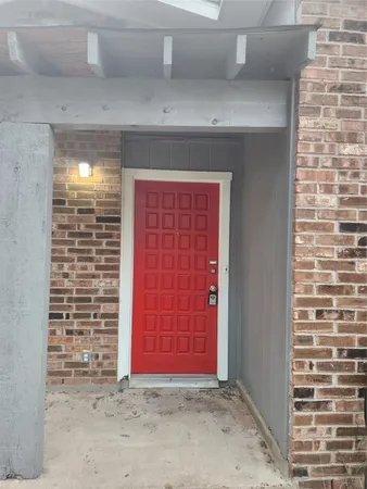 a view of front door