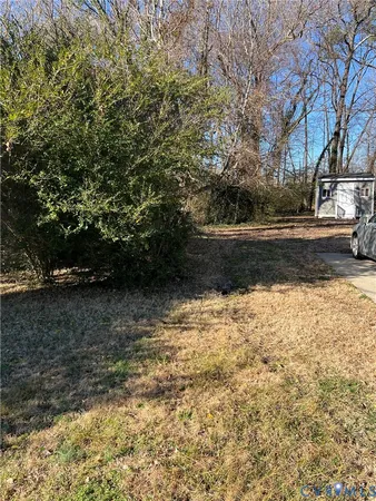 a view of outdoor space with garden