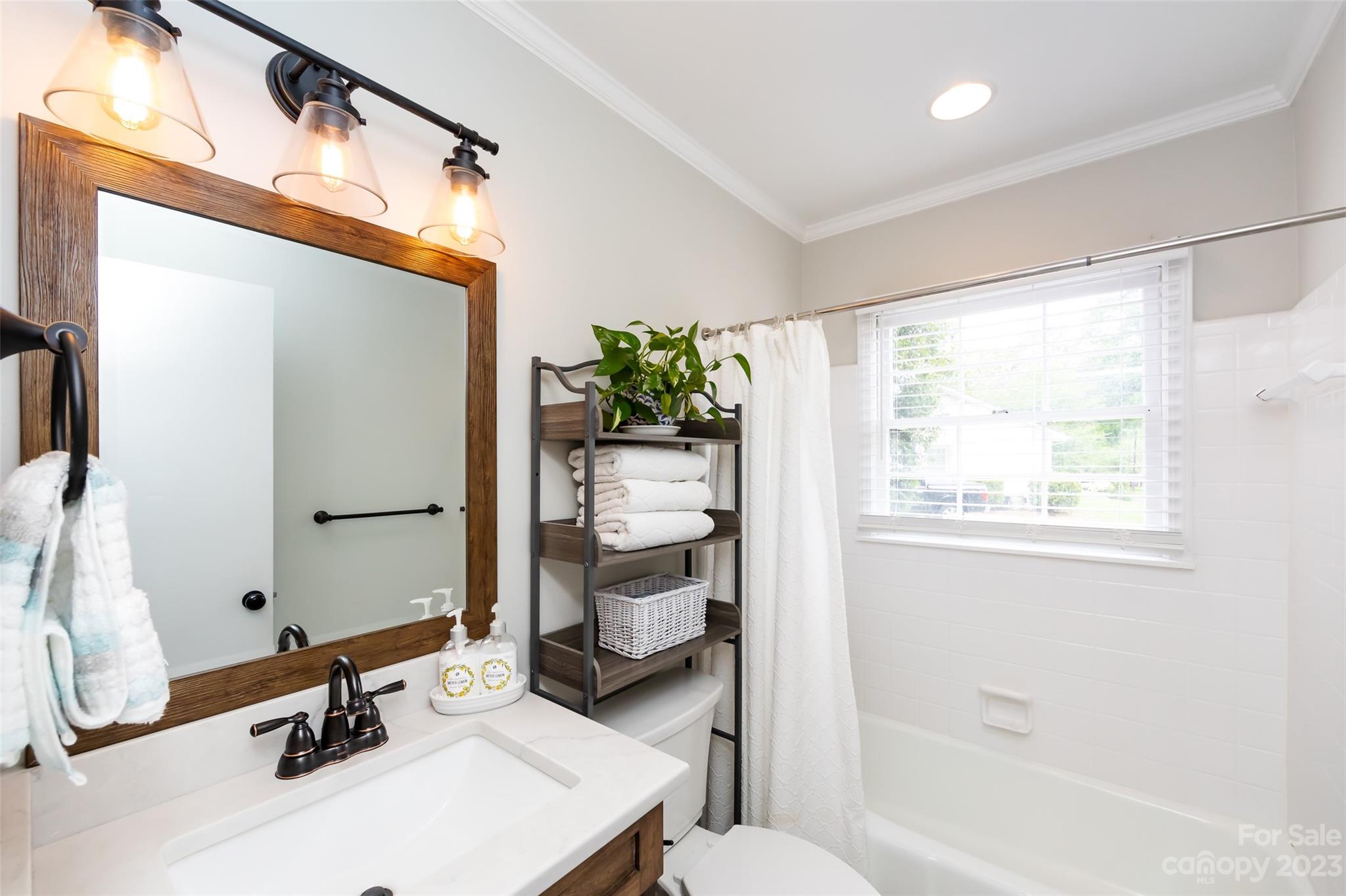 513 Sandridge Road Charlotte, NC 28210 - Photo 26 of 32 a bathroom with a sink toilet and shower