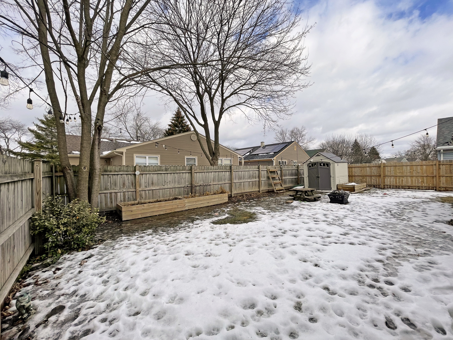 35 Winrock Road Montgomery, IL 60538 - Photo 31 of 37 a view of a yard with snow on the road