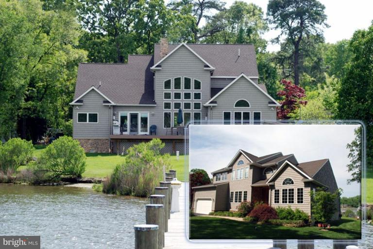 Two year new custom built waterfront home.