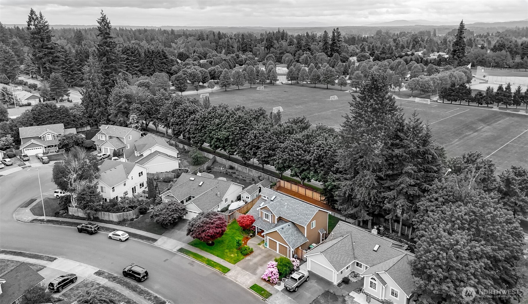 5475 Park Pl Loop Southeast Lacey, WA 98503 - Photo 3 of 40 an aerial view of multiple house