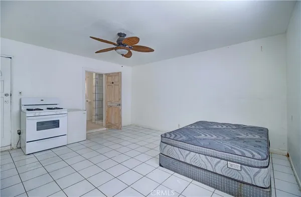 a view of a house with an empty room