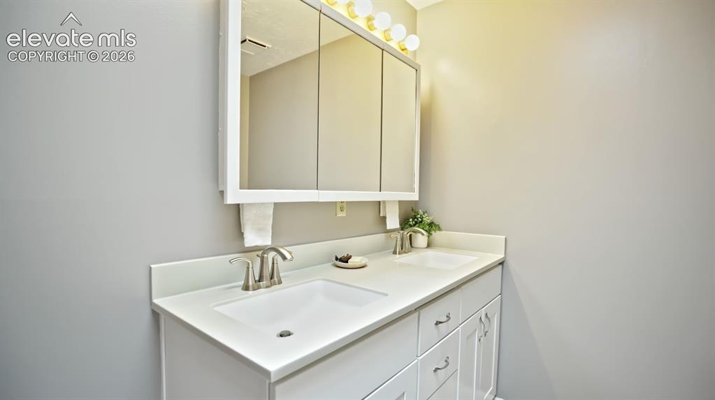7585 Ponca Road Colorado Springs, CO 80908 - Photo 22 of 49 brand new full bathroom main level- vanity