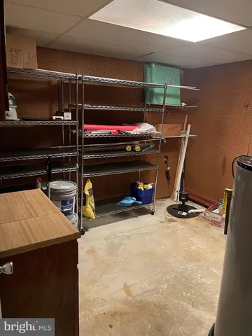 a room with gym equipment