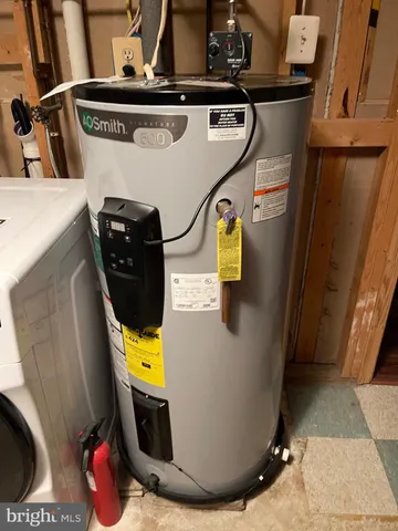 a view of water heater room