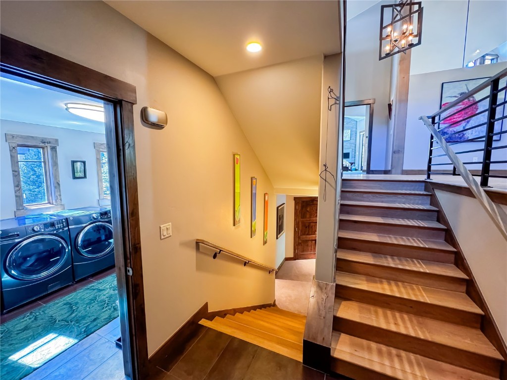 11 West Independence Road Keystone, CO 80435 - Photo 24 of 50 a view of entryway with wooden floor and a front door