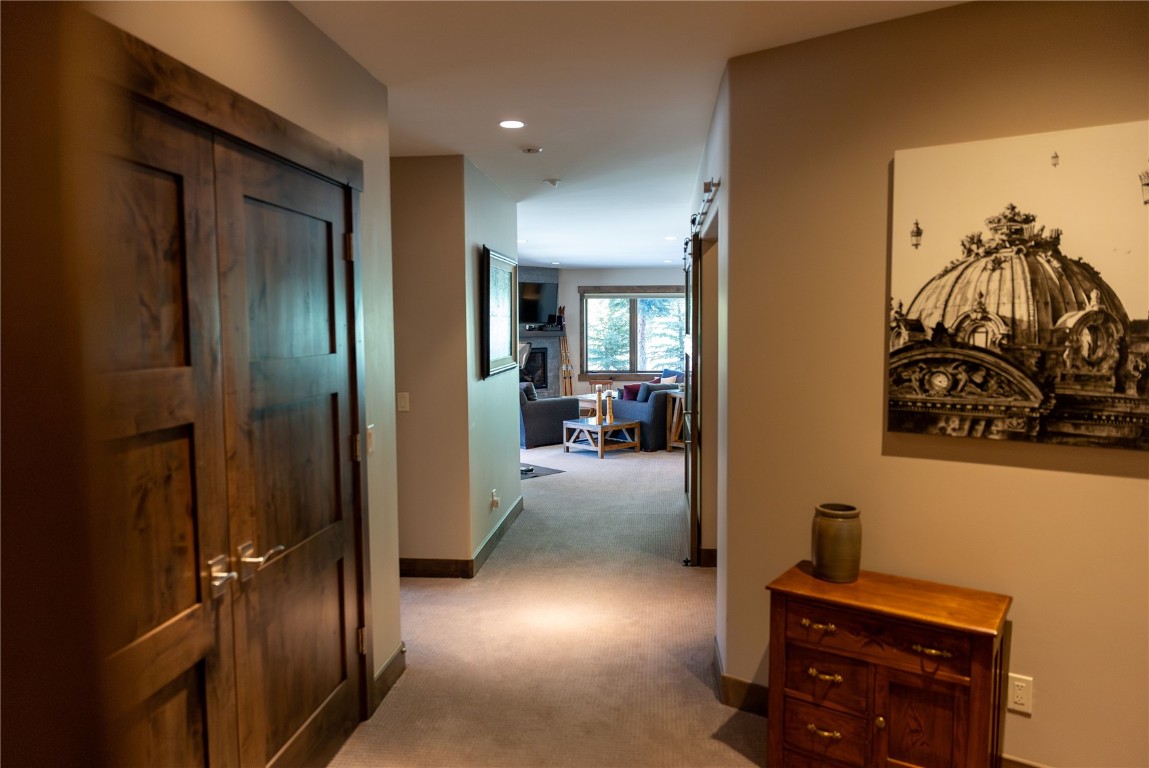 11 West Independence Road Keystone, CO 80435 - Photo 31 of 50 a view of a hallway with workspace and a window
