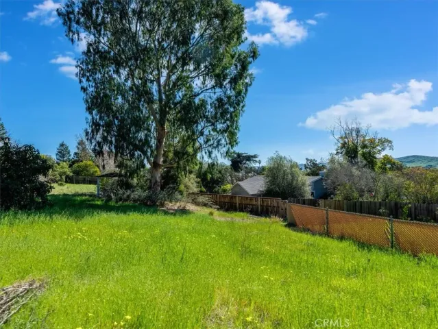 a view of a backyard with a garden