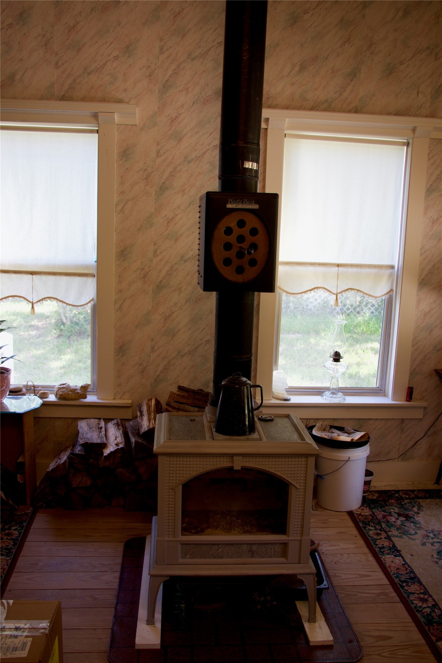 251 C Everitt Road Cleveland, TX 77328 - Photo 6 of 24 Wood burning stove