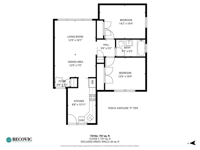 $2,100 | 7634 North Eastlake Terrace, Unit 1S, Chicago, IL 60626