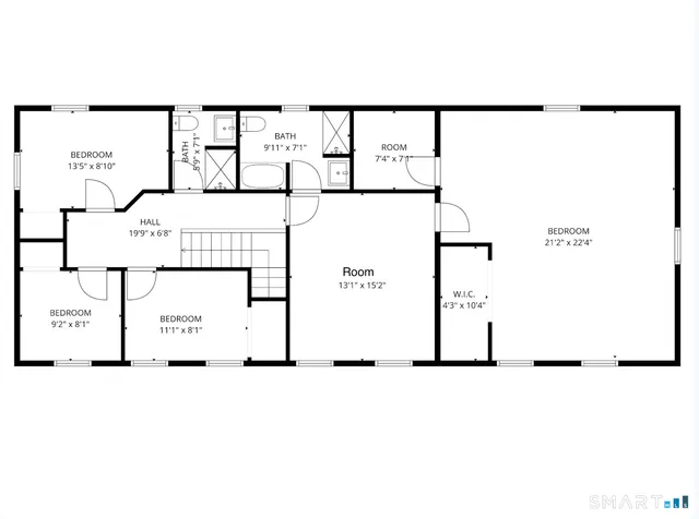 a picture of a bench in a window