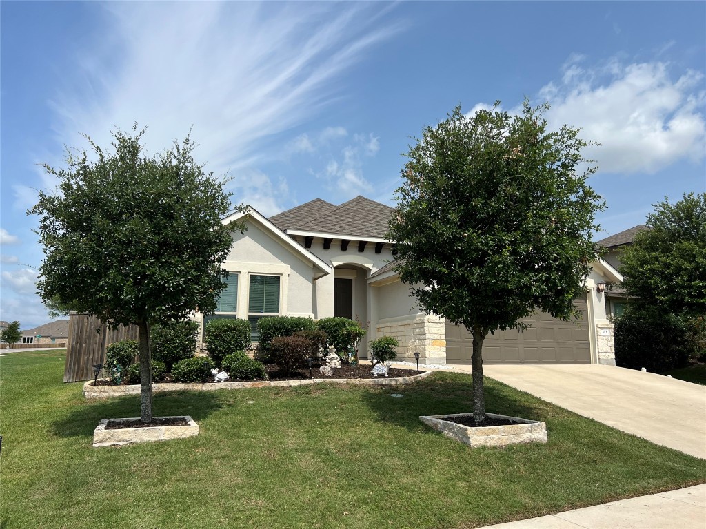 113 Tailwind Drive Kyle, TX 78640 - Photo 1 of 1 a front view of a house with garden