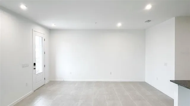 a view of an empty room