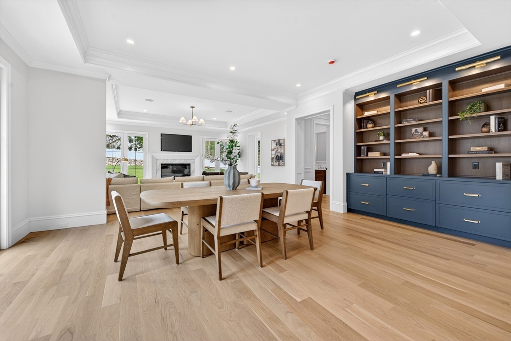 8 Crestview Road Needham, MA 02492 - Photo 10 of 30 a view of a dining room with furniture and wooden floor