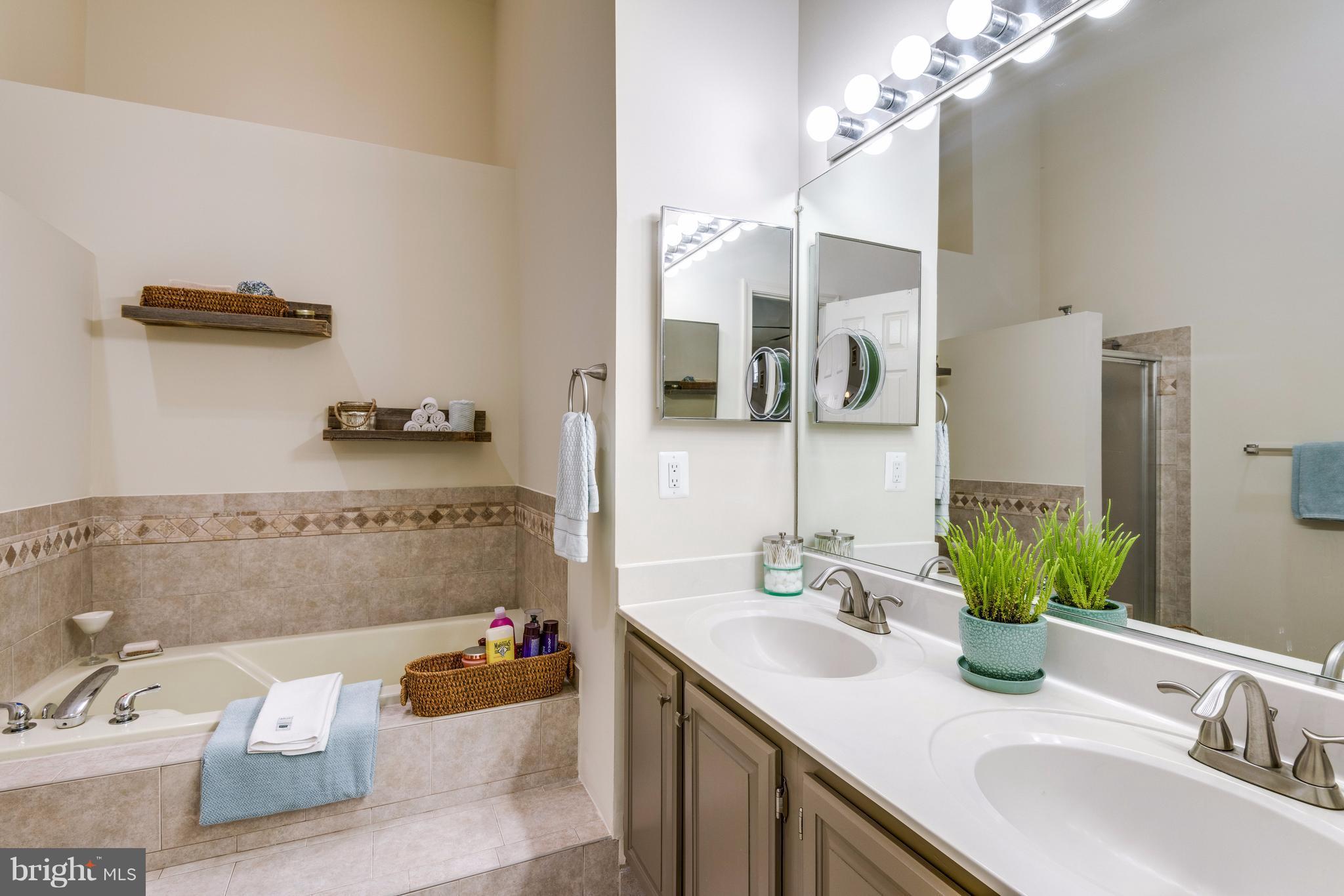 1363 Heritage Oak Way Reston, VA 20194 - Photo 4 of 30 Master bath with double sinks and skylight