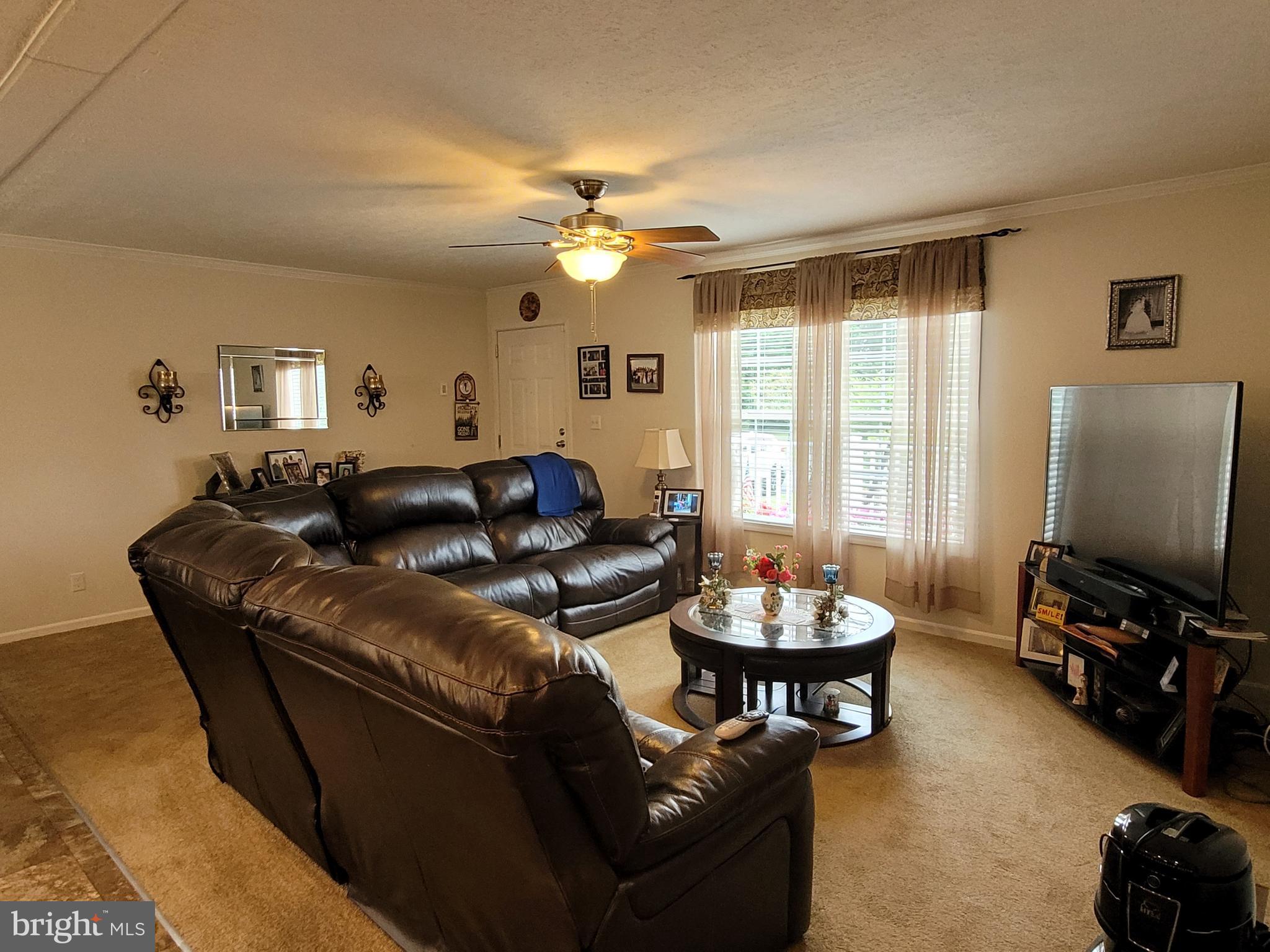 5809 Homestead Street Salisbury, MD 21801 - Photo 3 of 33 Living room with ceiling fan