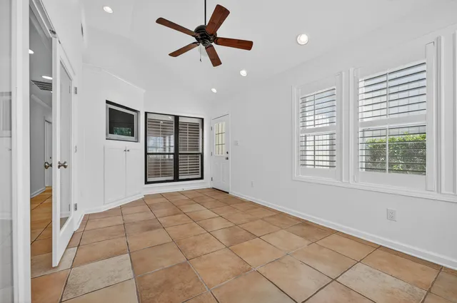 a view of empty room