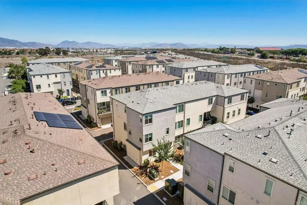 a view of a city from a terrace