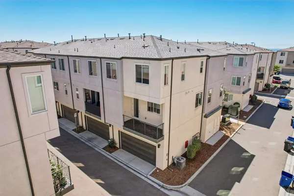 a view of a building with many windows