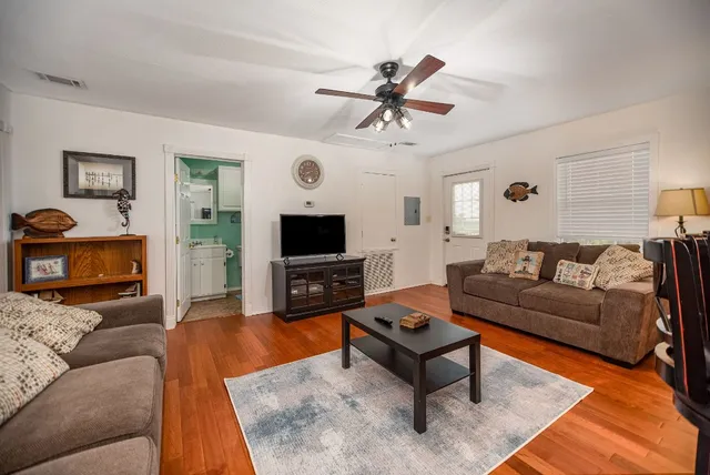 a bathroom with a shower and a toilet
