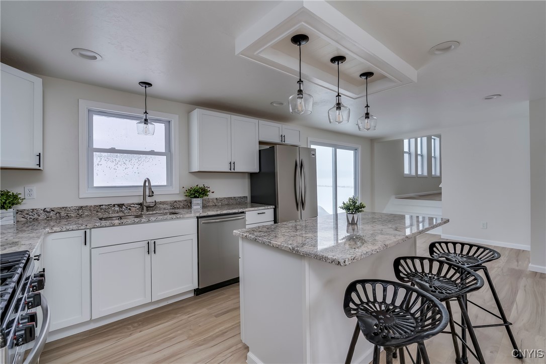 23960 White Road Pamelia, NY 13601 - Photo 2 of 40 Kitchen with island seating
