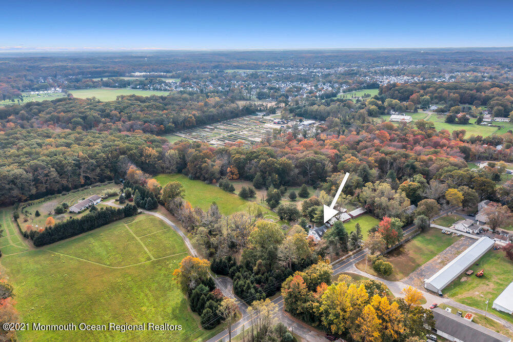 195 Bennett Road Freehold, NJ 07728 - Photo 81 of 90 an aerial view of residential houses with outdoor space