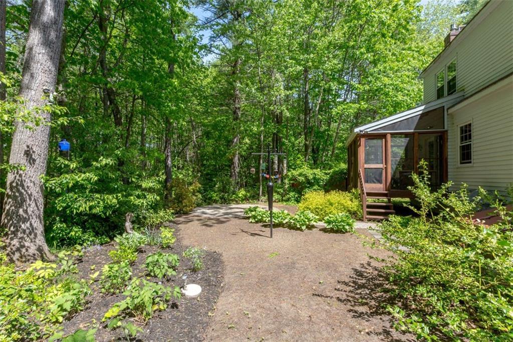 18 Hemlock Road Brunswick, ME 04011 - Photo 28 of 33 Private backyard showing patio and...