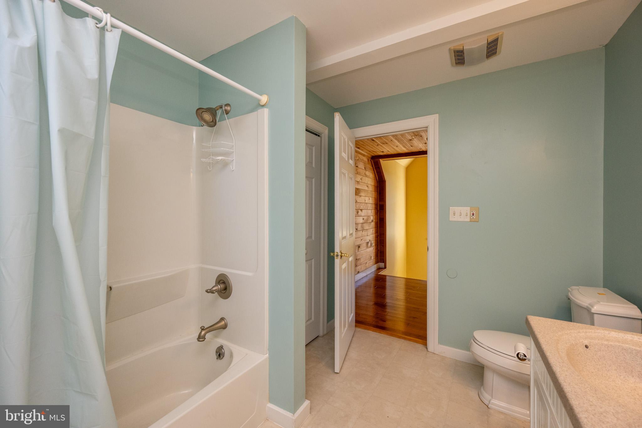 32 Hazelhurst Lane Swanton, MD 21561 - Photo 41 of 73 a bathroom with a sink a toilet and shower