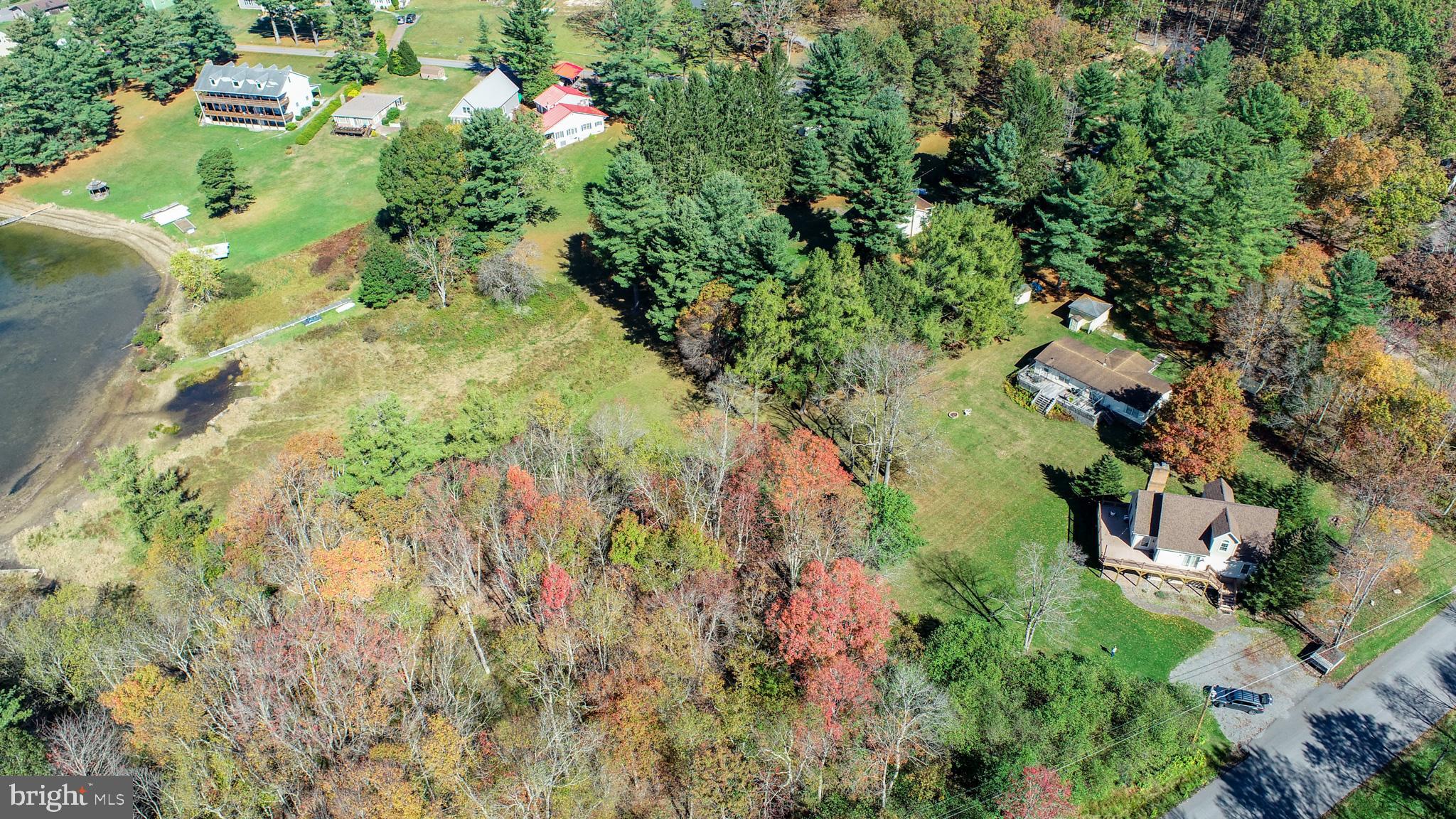 32 Hazelhurst Lane Swanton, MD 21561 - Photo 71 of 73 an aerial view of residential house with outdoor space and trees all around