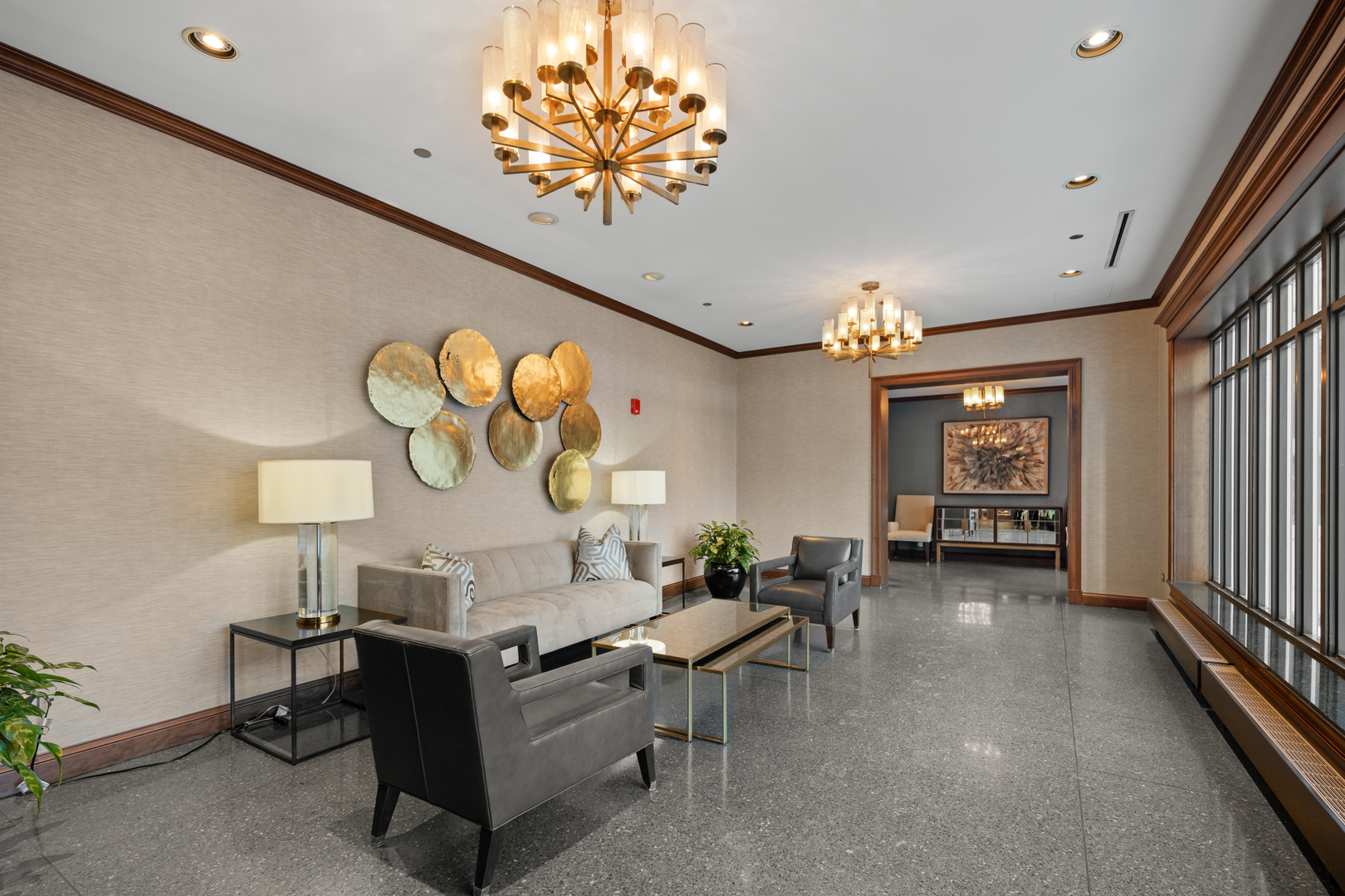 55 West Delaware Place, Unit 614 Chicago, IL 60610 - Photo 19 of 21 a living room with furniture