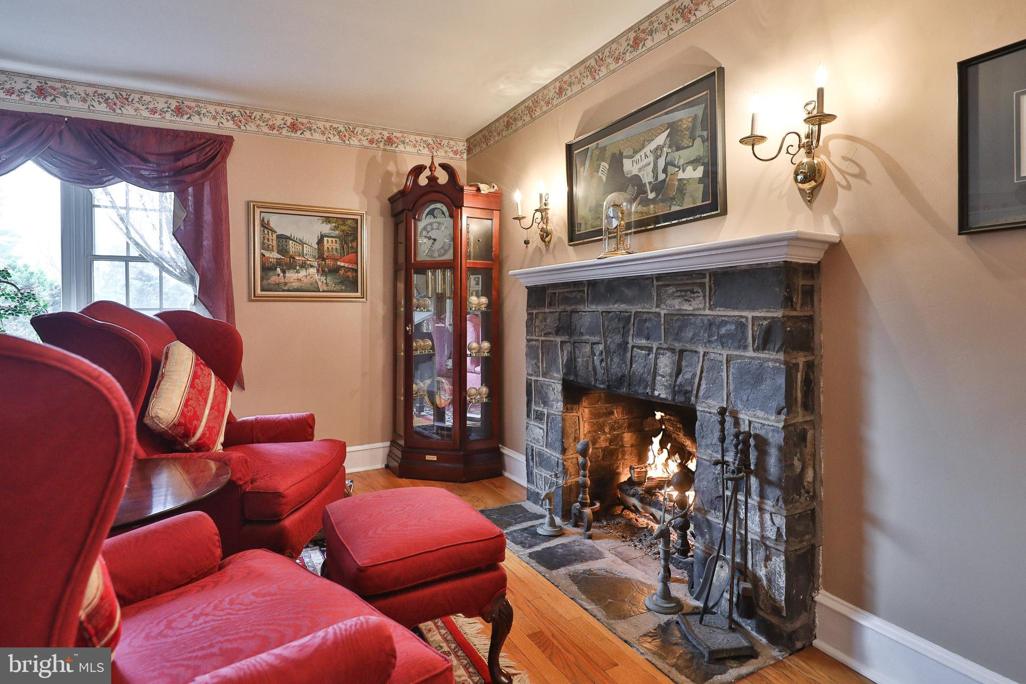 320 South Trooper Road Norristown, PA 19403 - Photo 6 of 50 Stone fireplace