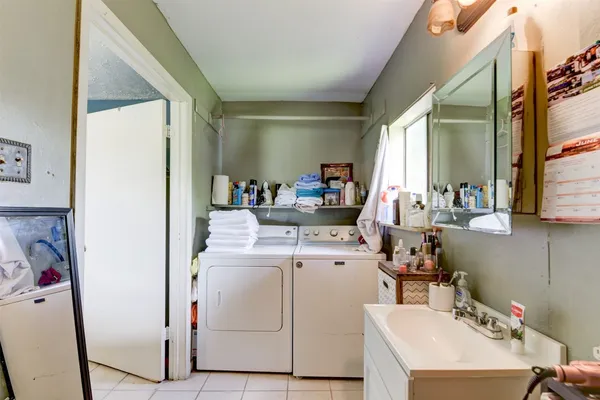 a room with storage and utility