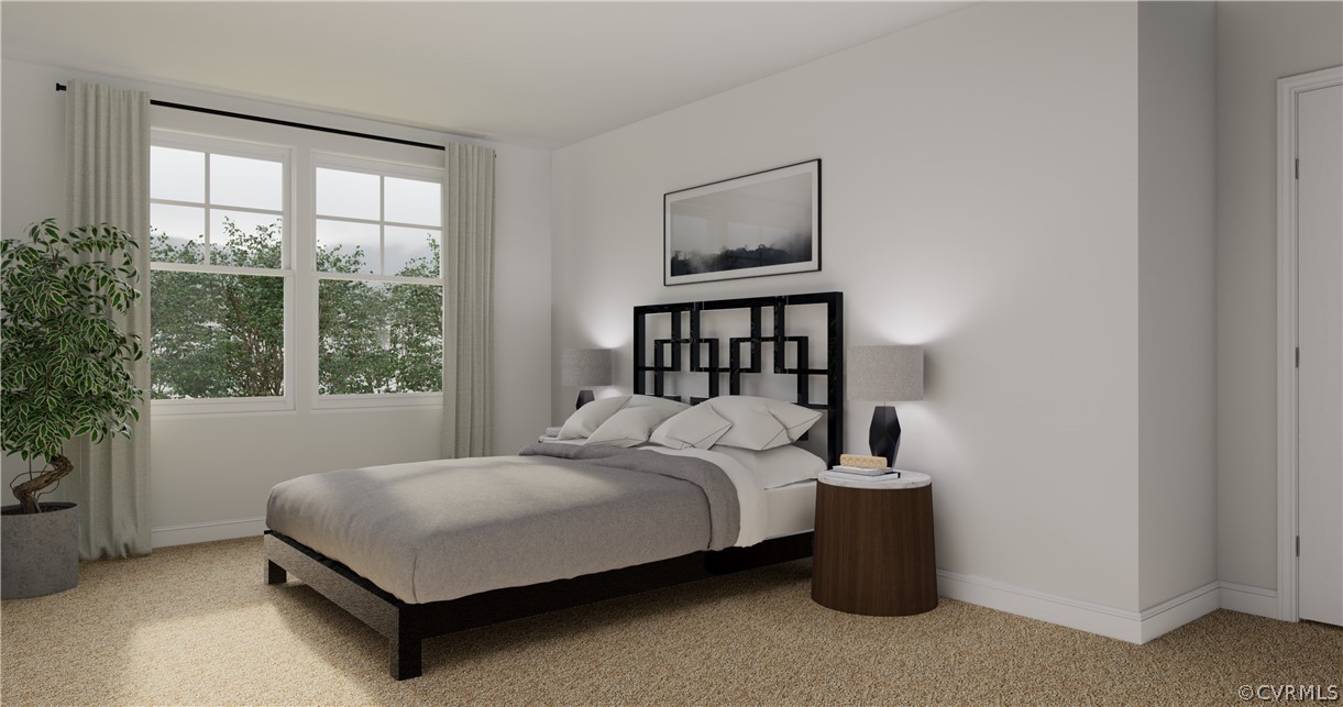 12220 Lightning Bug Loop Midlothian, VA 23112 - Photo 19 of 34 a bedroom with a bed and a window