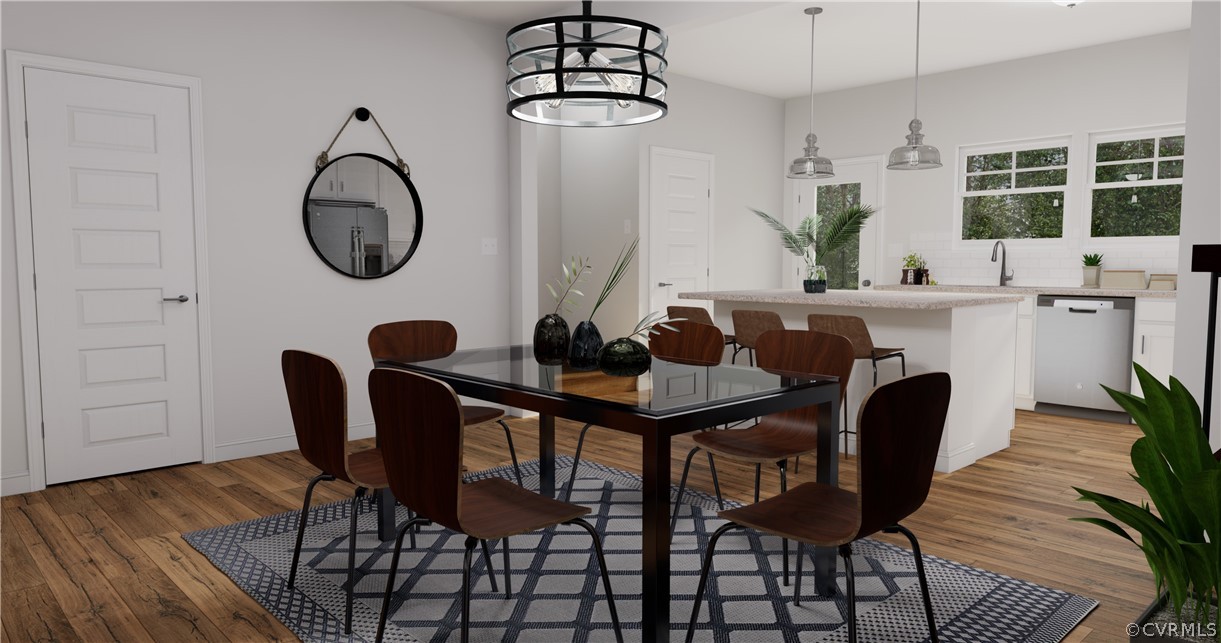 12220 Lightning Bug Loop Midlothian, VA 23112 - Photo 7 of 34 a dining room with furniture and window