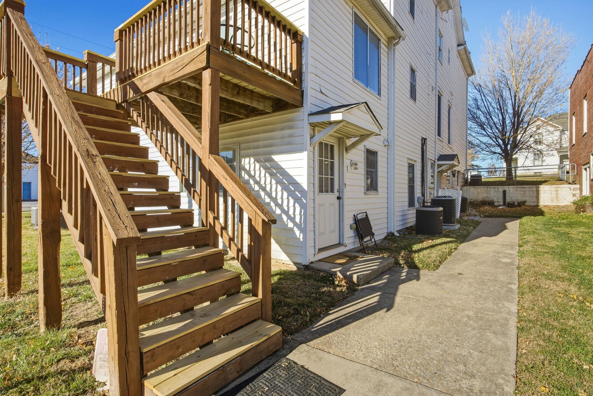 600 East Main Street Waynesboro, VA 22980 - Photo 30 of 33 a view of a building with wooden stairs
