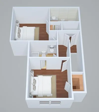 a view of cabinets