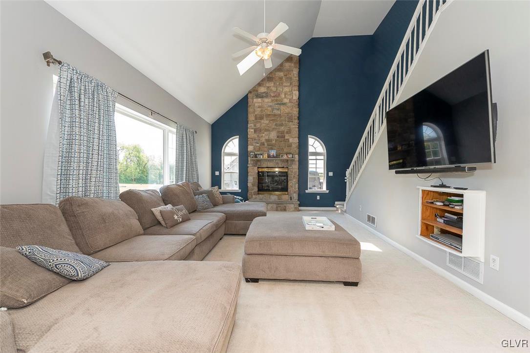 778 Bushkill Center Road Nazareth, PA 18064 - Photo 11 of 27 a living room with furniture and a flat screen tv