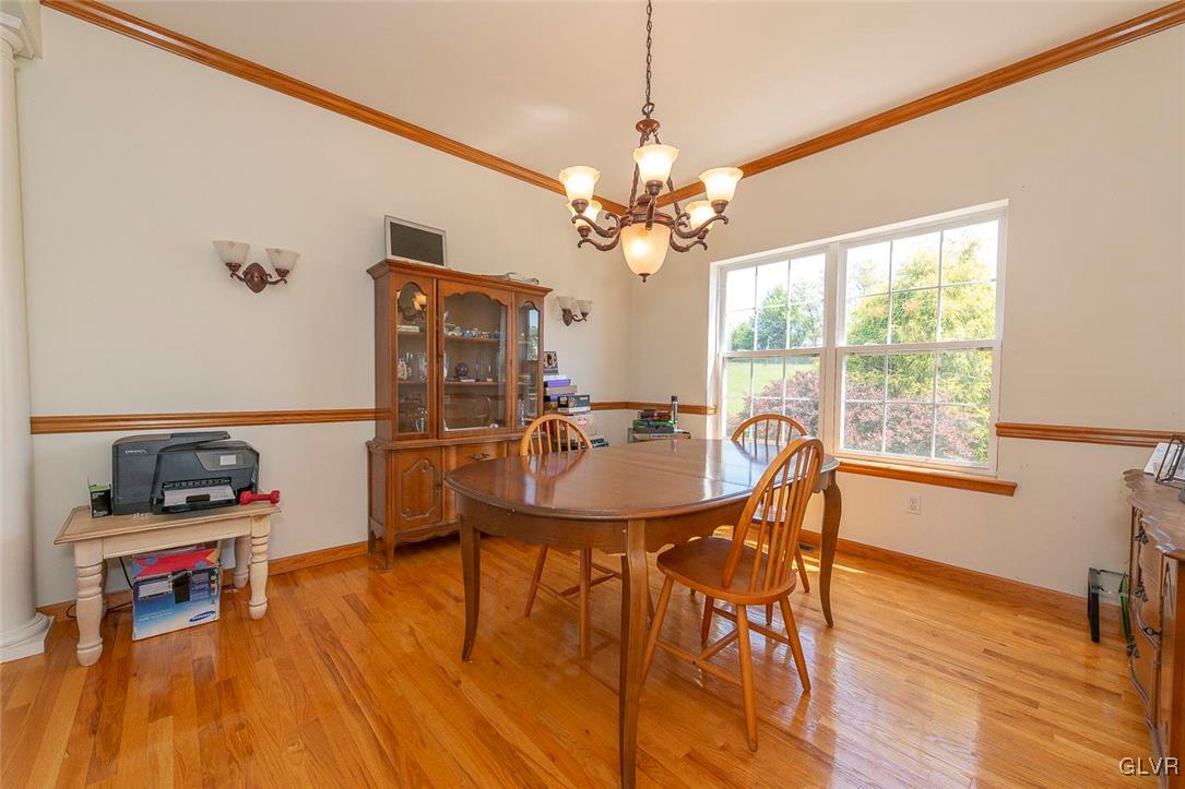 778 Bushkill Center Road Nazareth, PA 18064 - Photo 6 of 27 a view of a dining room with furniture window and wooden floor