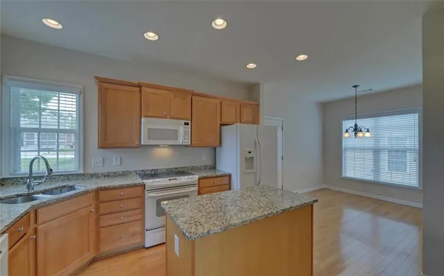 a view of a kitchen cabinets