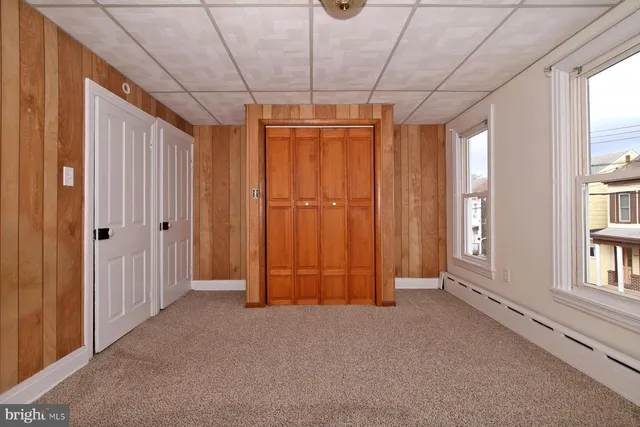 a view of a room with window